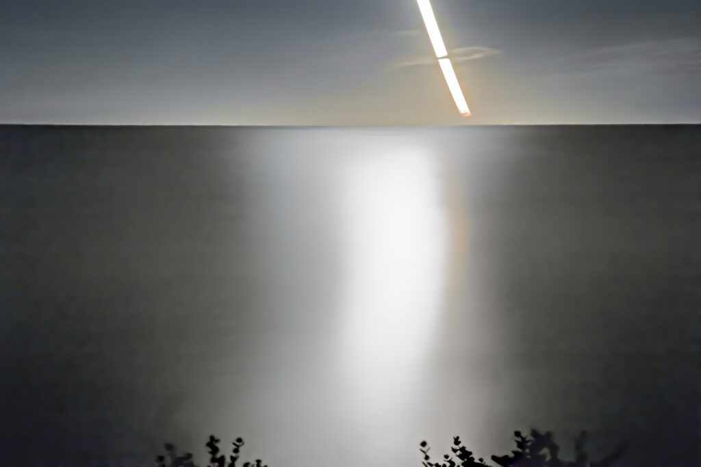 Horizon Line at Midnight